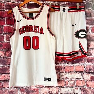 Nike Georgia Bulldogs basketball jersey and shorts set